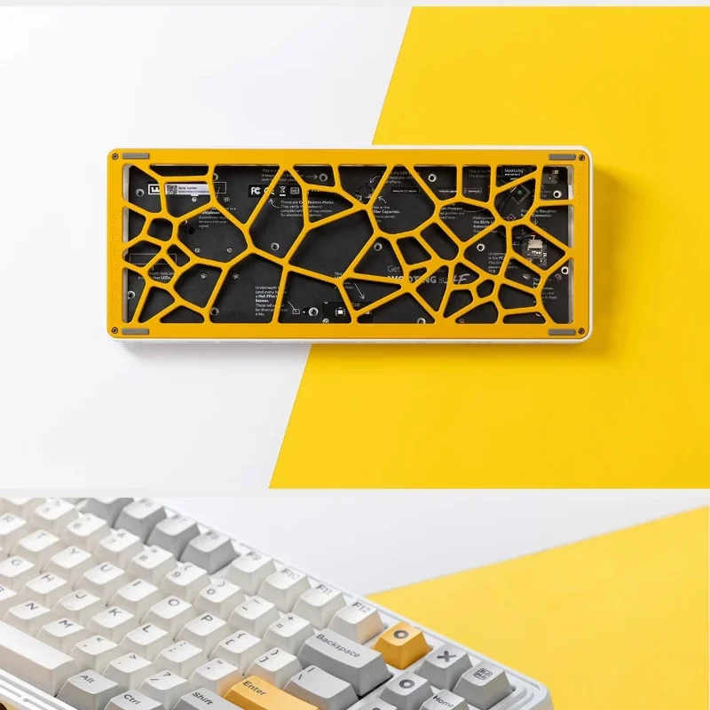 KBDfans-carcasa de teclado Holy80, Wooting personalizado 80HE, teclado mecánico, accesorios para PC, carcasa hueca, modificación del eje magnético