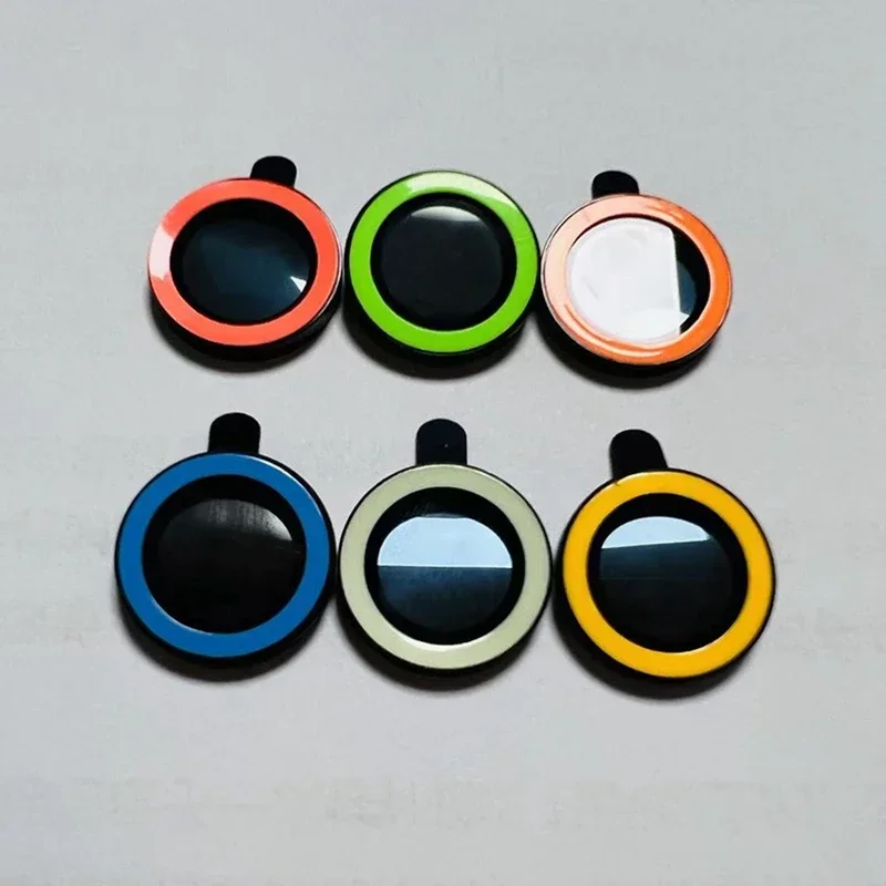 Protector de lente de cámara luminoso, 2-3 Uds., para 15 16 17 Pro Max, anillo protector de cristal para IPhone 16 15 Plus 12 13 Mini lente trasera de cristal - imagen 4