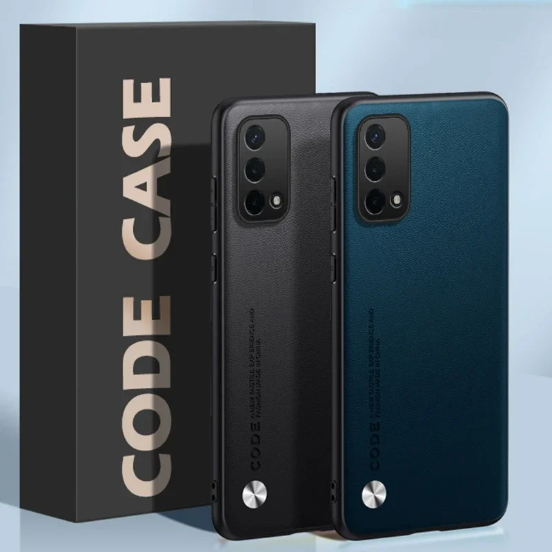 Funda de cuero PU de lujo para OPPO A74 4G A54 A94 5G, funda mate de silicona a prueba de golpes, funda protectora de teléfono para OPPO A93 A95 Coque - imagen 3