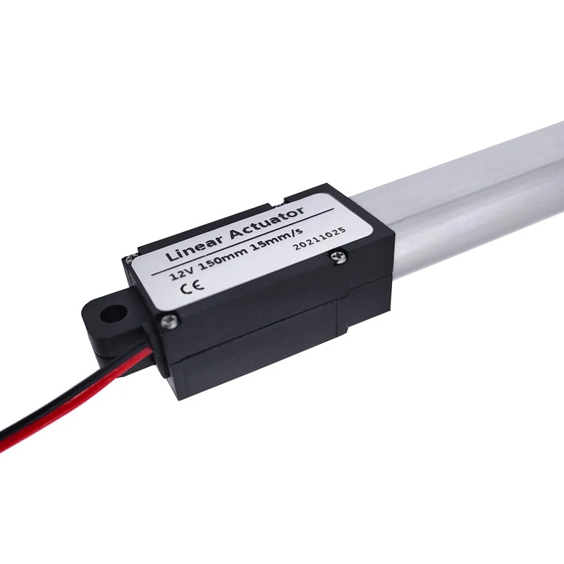 Actuador lineal eléctrico 12V 30-150N – Mini motor de empuje DC - imagen 2