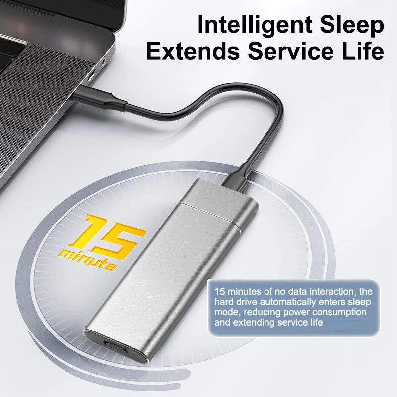 Caja M.2 SSD NGFF USB tipo C Gen1, carcasa SSD de 5Gbps, carcasa M2 SATA NGFF para SSD M2 NGFF, caja de disco duro externo, carcasa de PC M.2 - imagen 5