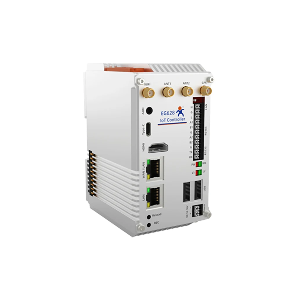 USR-EG628-ETH Controlador IoT expandible Mini computadora industrial para PC con CPU ARM de 64 bits de cuatro núcleos de 2,0 GHz compatible con expansión IO