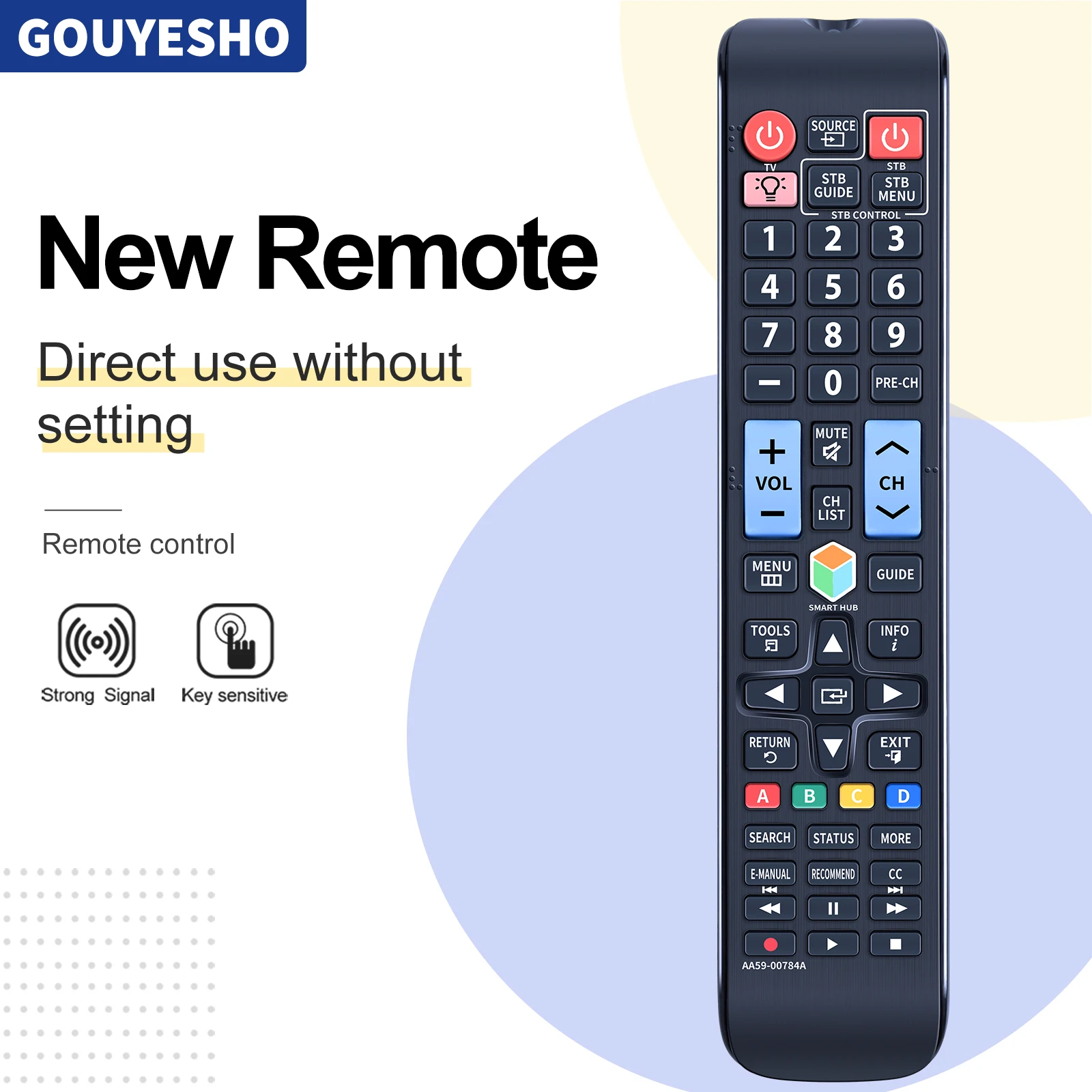 Nuevo AA59-00784A Control remoto para Samsung TV UN55F6300AF UN40F5500AF - imagen 2