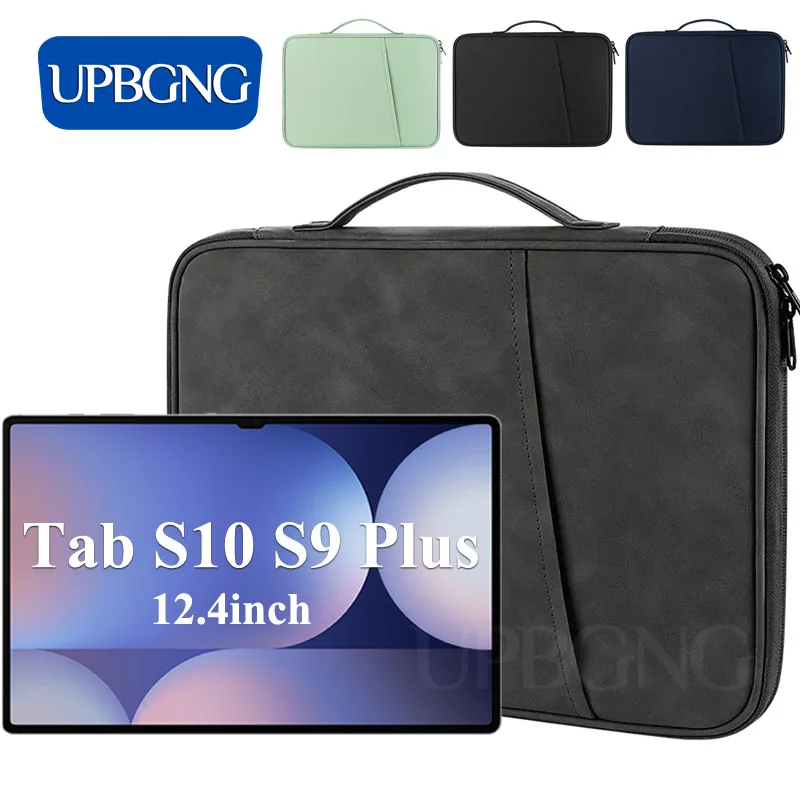 Funda para tableta Samsung Galaxy Tab S10 Plus S9 FE 12,4, bolsa Universal para portátil, bolso para Tab S10 Plus, accesorios