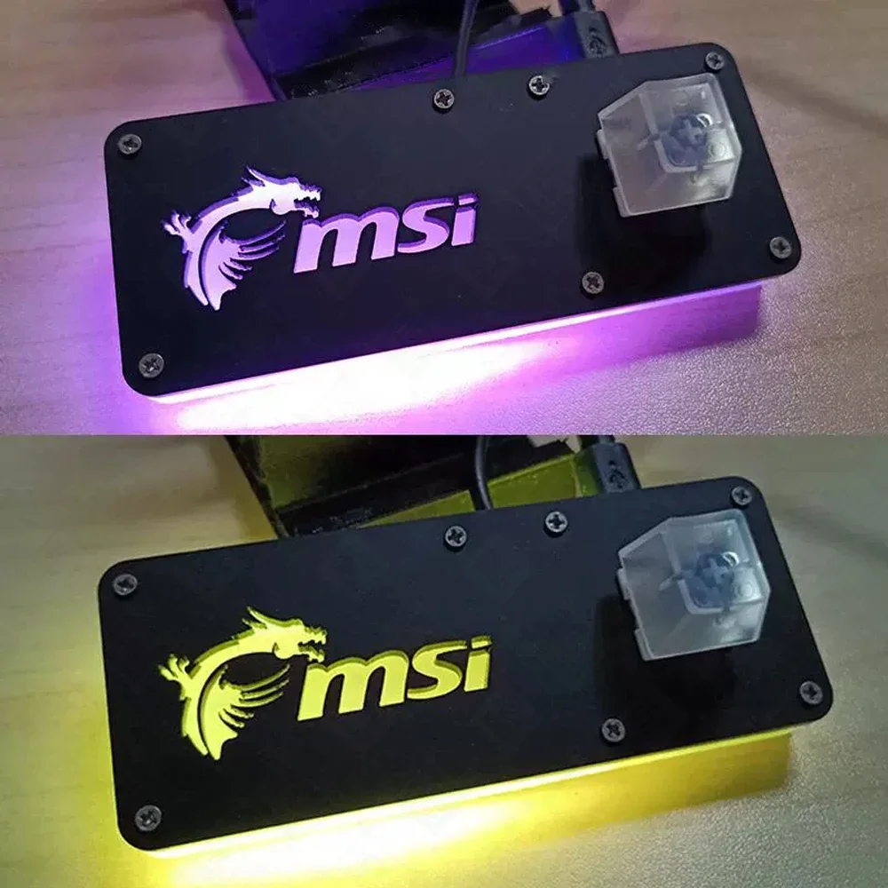 ICYMOD ARGB PC Gaming Botón de inicio externo ROG 5V3pin AURA SYNC Botón de inicio para placa base de CPU con terminales DuPont - imagen 5