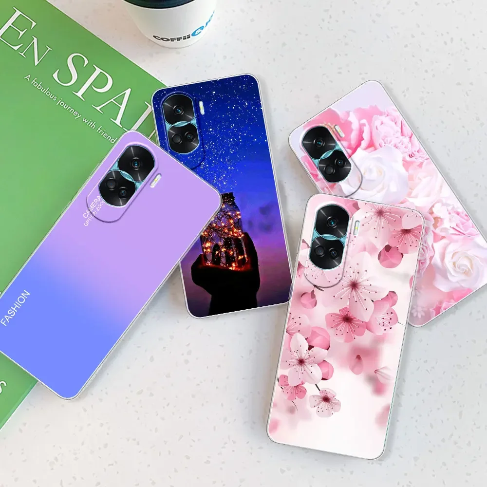 Para Honor 90 Lite funda para Honor 90 Pro claro proteger parachoques Coque suave silicona TPU funda de teléfono para Honor 100 Pro Fundas - imagen 5