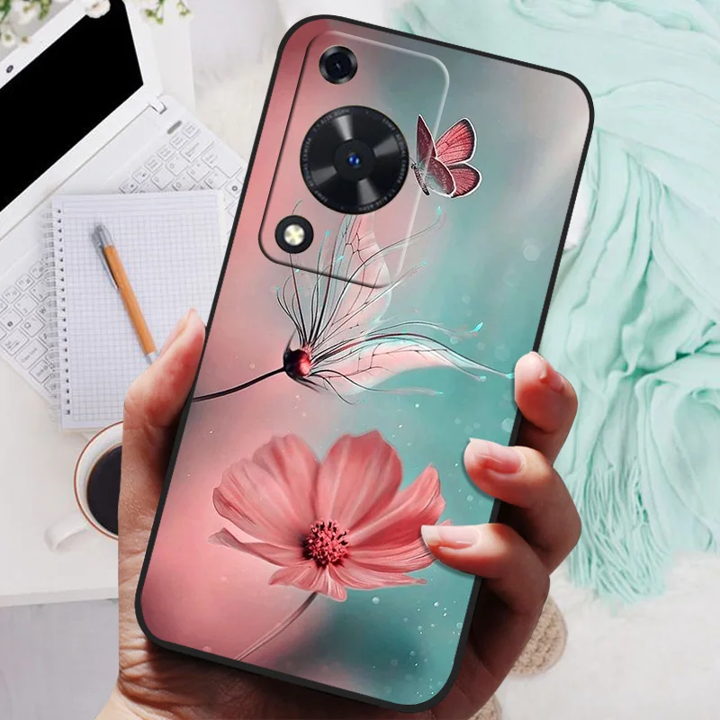 Para Huawei Nova Y72s Y72 4G funda negra León Lobo fundas traseras suaves de silicona para Huawei Nova Y63 funda protectora para teléfono - imagen 5