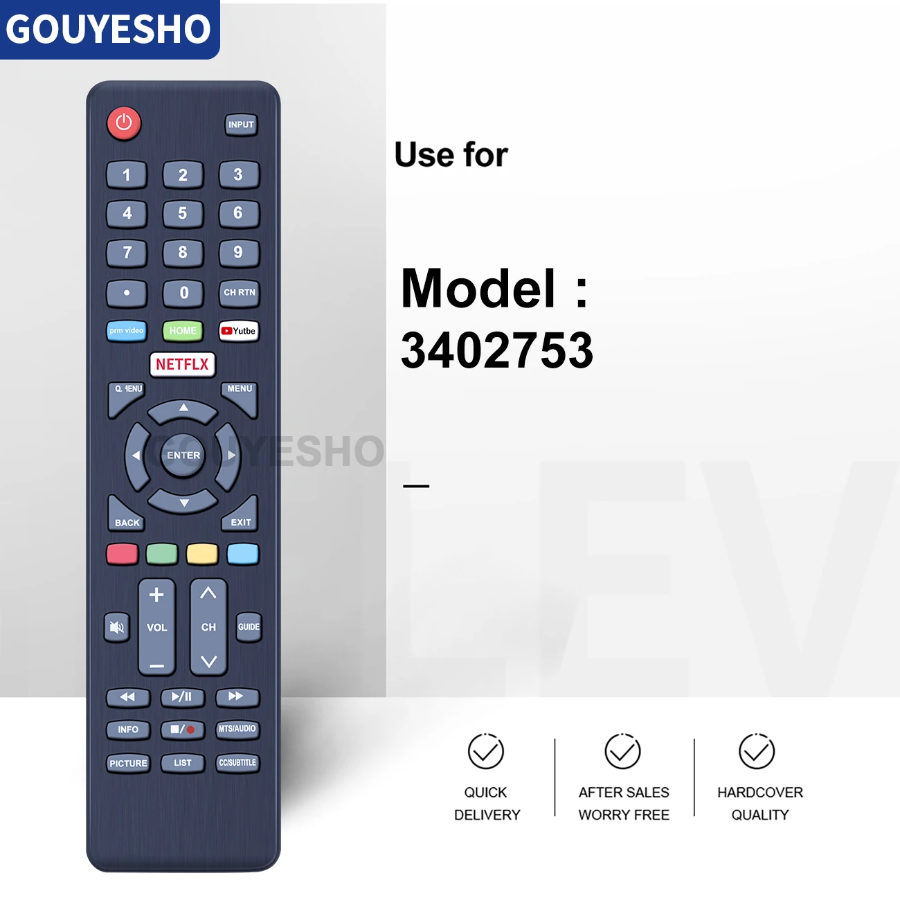 Nuevo mando a distancia para KONKA HYUNDAI Seiki Atvio Sanyo Speler GHIA DYON 3402753   Televisor inteligente - imagen 4