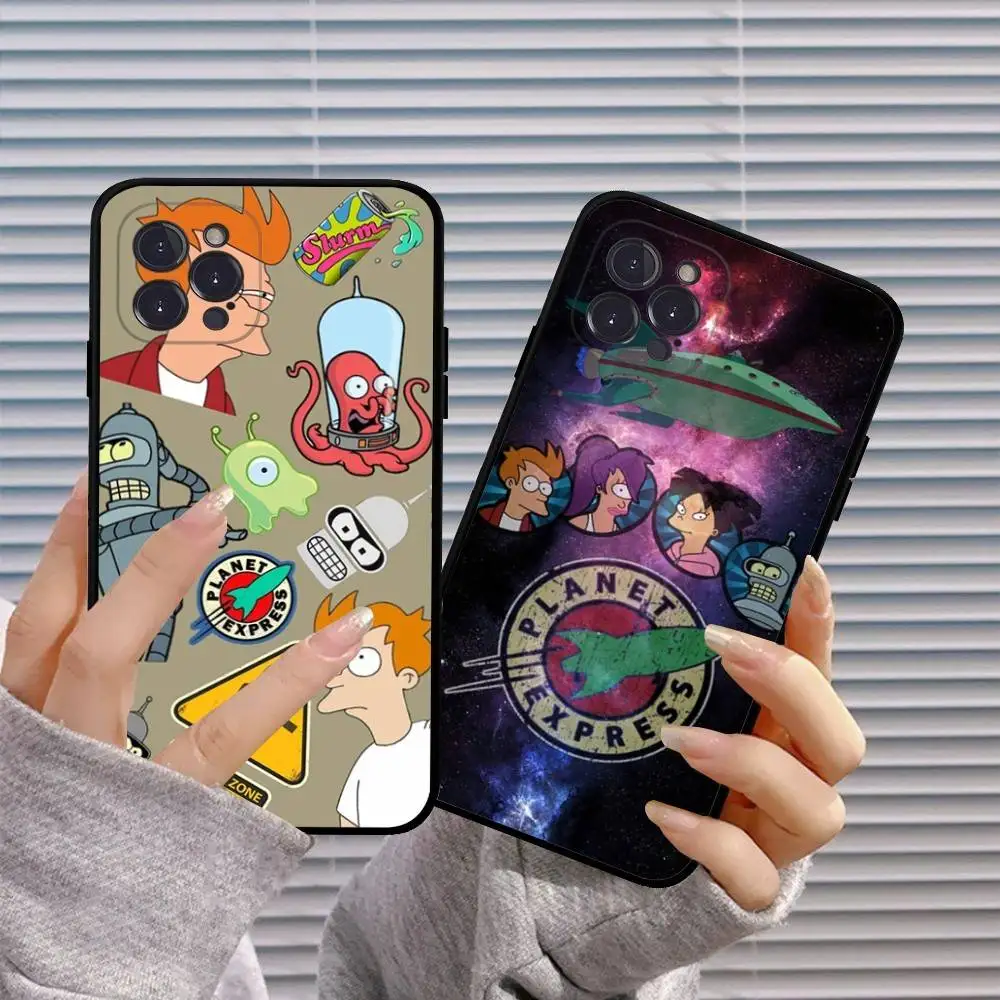 Funda de teléfono de ciencia ficción Sitcom futuramaes para IPhone 17 16 15 14 11 12 13 Mini Pro XS Max Plus Funda Shell - imagen 3