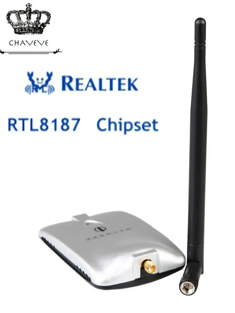 Tarjeta de red con adaptador Wifi, Chipset Realtek RTL8187L, tarjeta WIFI USB inalámbrica de 2000MW con antena de 5dbi, similar a ALFA AWUS036H