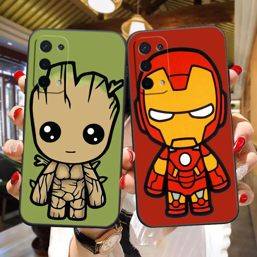 Funda de teléfono Iron Man Spider-Man Deadpool Groot para OPPO A15 A16 A17 A31 A38 A54 A55 A57 A58 A60 A73 A74 A76 A78 A93 A94 A98 - imagen 2