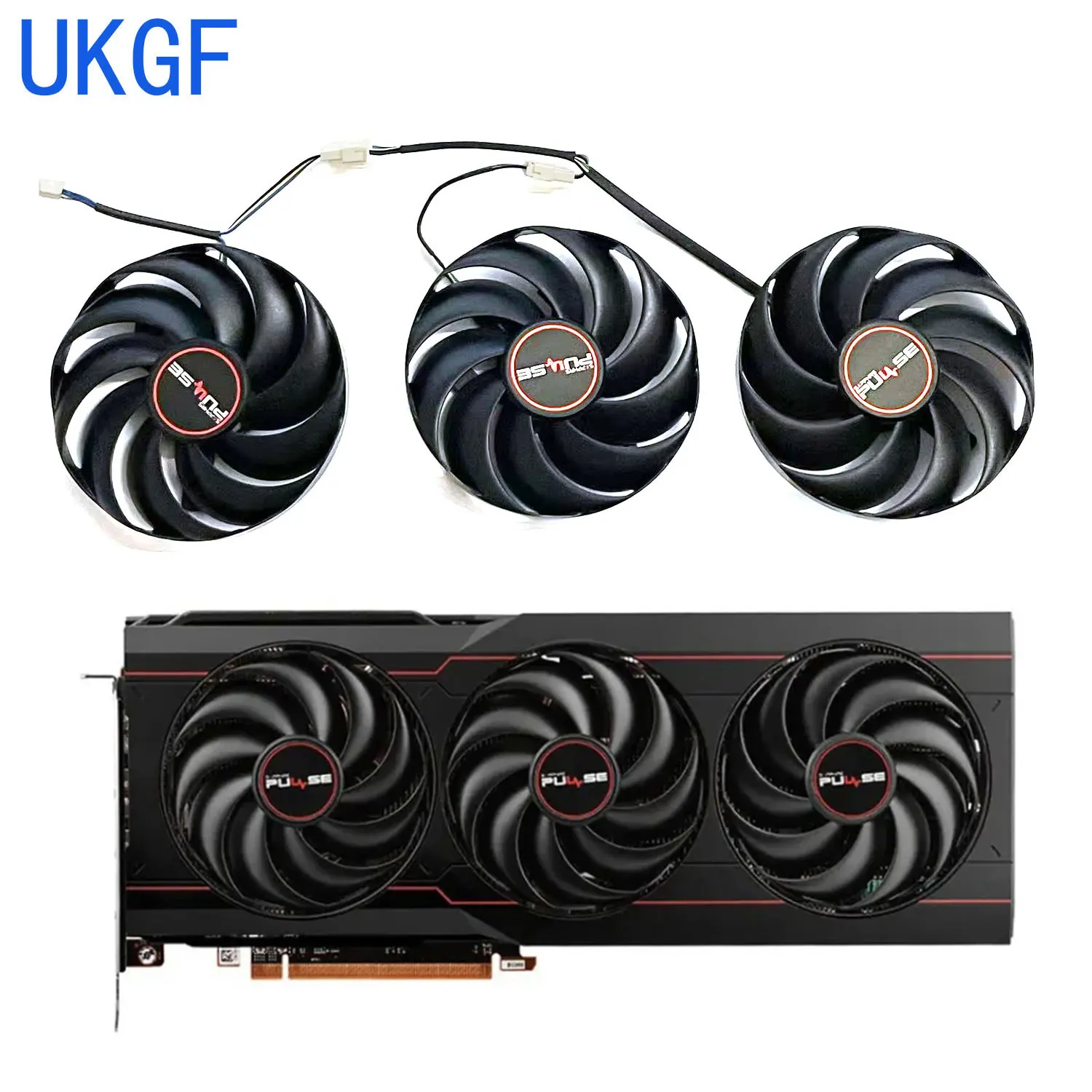 Ventilador de repuesto para GPU 88MM, FDC10H12D9-C de 4 pines para SAPPhiRE PULSE, AMD Radeon RX 6800 6800XT, tarjeta gráfica para juegos, nuevo