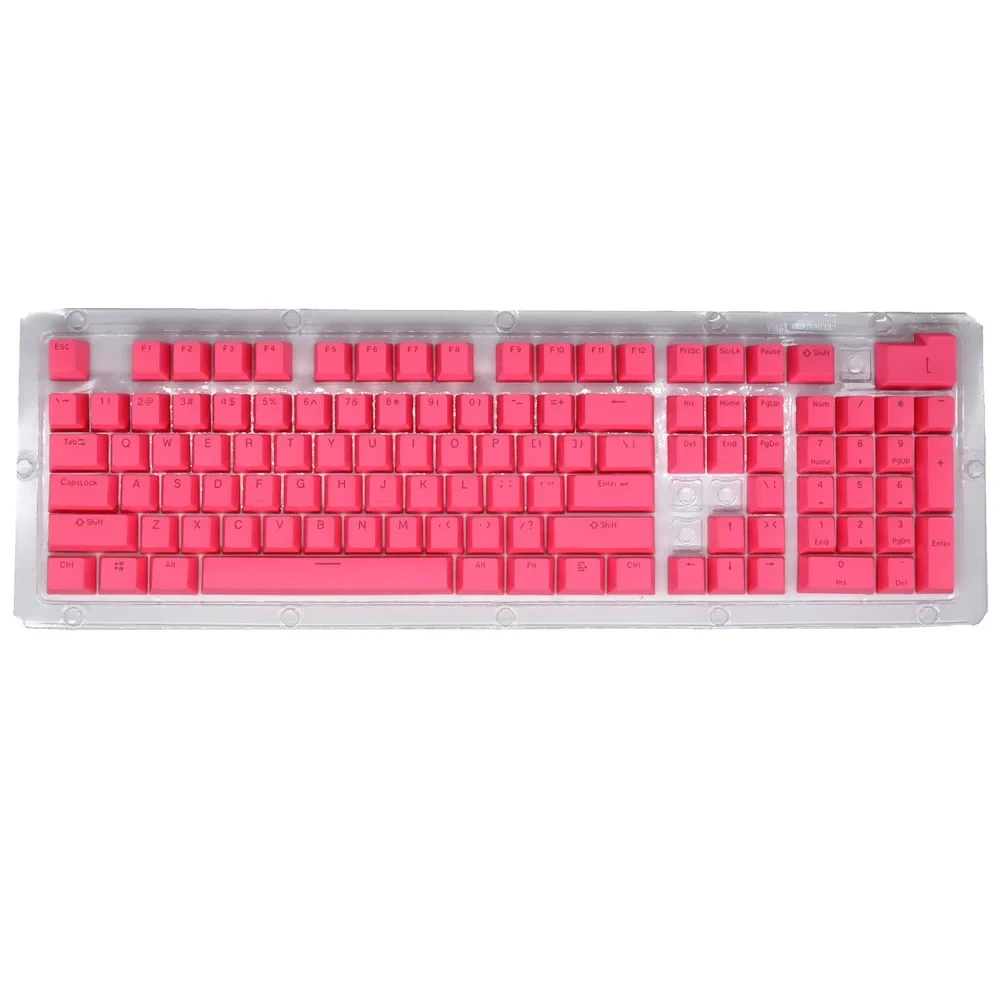 Teclas Abs translúcidas con retroiluminación de Color, 104 teclas, diseño de perfil OEM, teclas retroiluminadas Rgb para interruptores Mx, Teclado mecánico - imagen 2