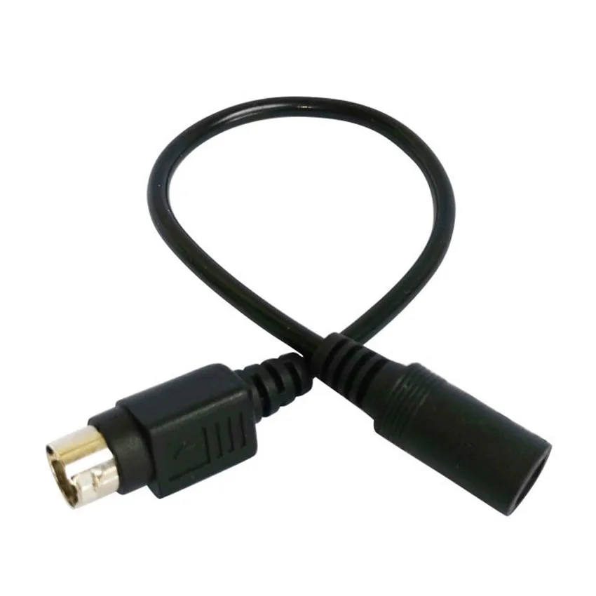 Cable hembra de 5,5x2,5mm a macho de 3/4 pines para SATO TG-5011-19V-ES, solo un cable de 4 pines para TV, LCD, VCR, fuente de alimentación, 1 unidad - imagen 3