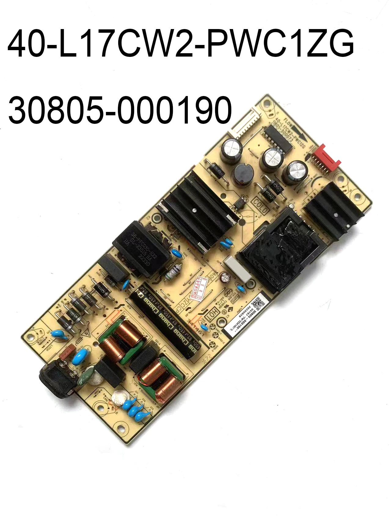 30805- 000190   La placa de alimentación 40-L17CW2-PWC1ZG tiene sido probada funciona normalmente adecuado para TV LCD 65S455 65S41 65S450G 65S41R