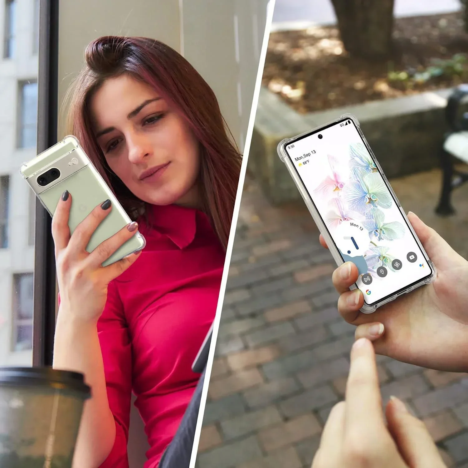 Funda de teléfono transparente suave Airbag para Google Pixel 9, 8, 8a, 7, 7a, 6, 6a Pro, 9Pro, 8Pro, 7Pro, 6Pro, 5G, funda protectora trasera de silicona a prueba de golpes - imagen 5