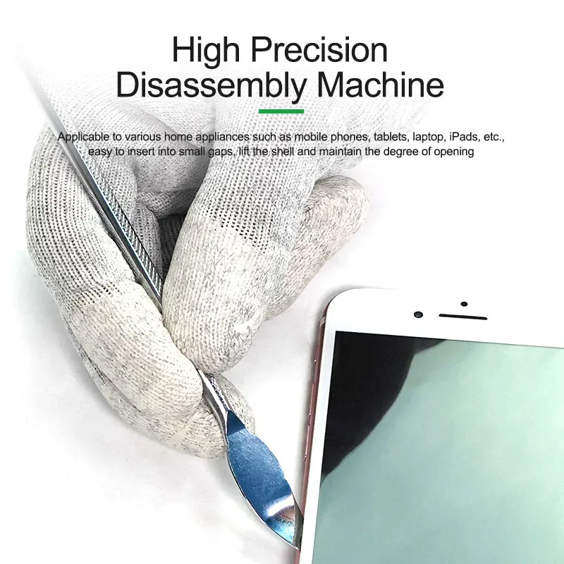 RELIFE RL-065 herramienta de apertura de Metal 3 en 1 para teléfono móvil, tableta, portátil, herramienta de desmontaje antioxidante Universal de doble cabezal - imagen 4