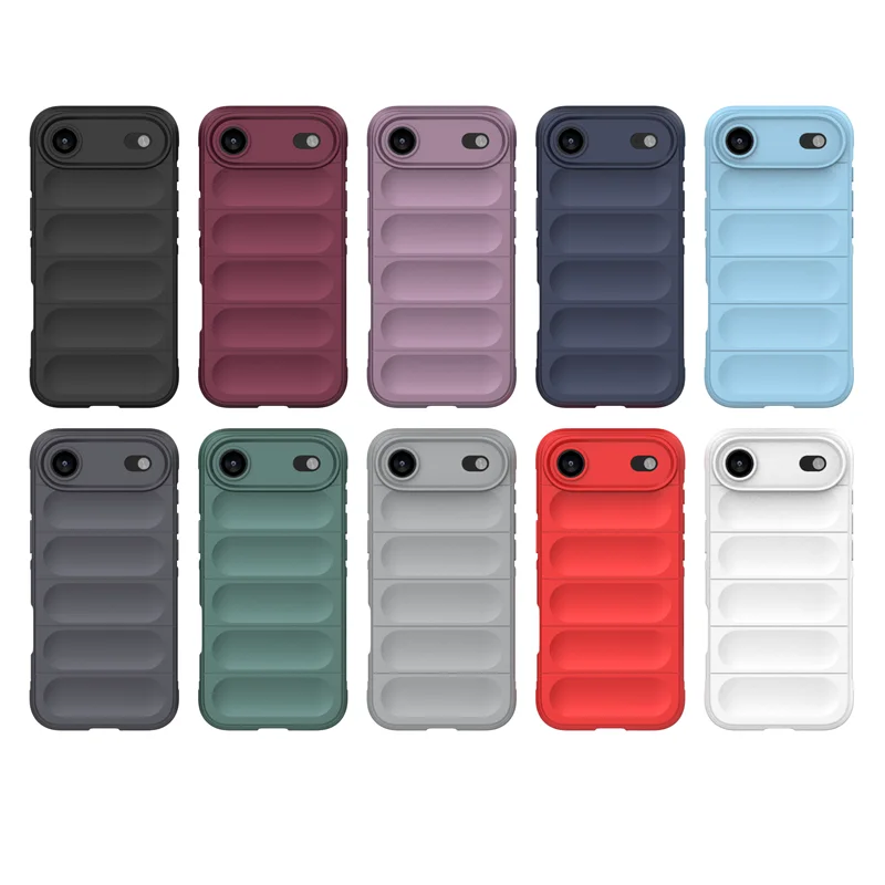 Para iphone 17 Air Funda para iphone 17 Air 17 Pro 17 Pro Max Funda Coque silicona suave TPU teléfono Parachoques trasero iphone 17 Air - imagen 3