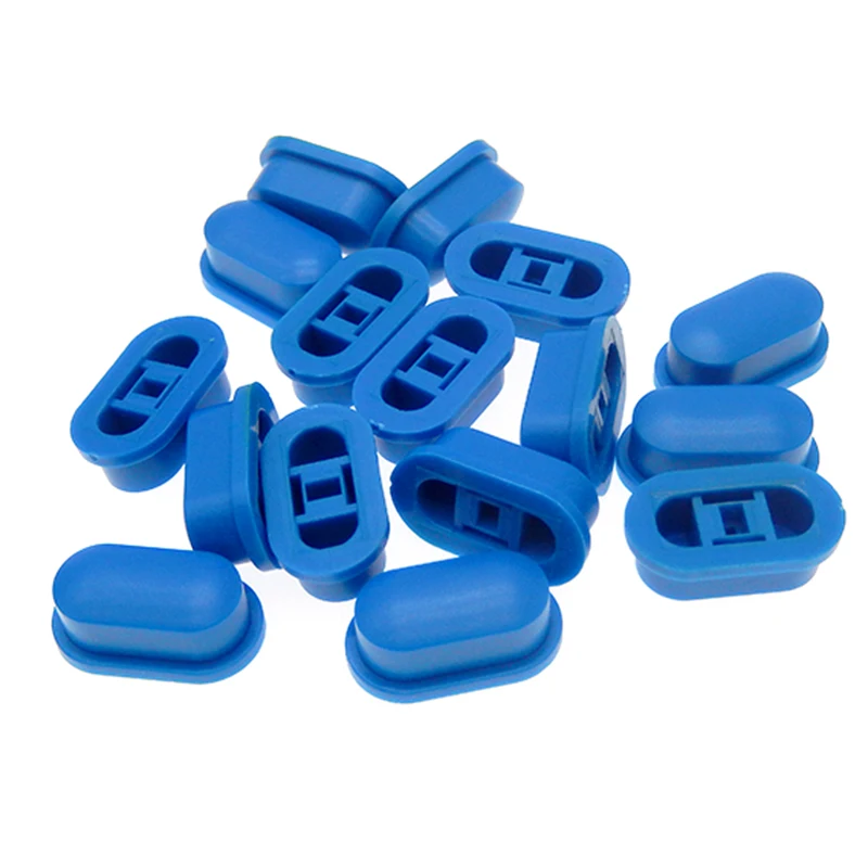 Tapa de interruptor de botón táctil 20 piezas A05, 3x2mm, 5,8mm, 7mm, 8mm, 8,5mm, Micro Tact Switch, rojo, negro, verde, blanco, azul, gris - imagen 5
