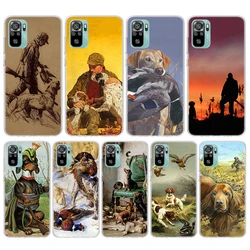 Funda de teléfono de silicona Hunter Dog Hunting para Xiaomi Redmi Note 14 13 12 12S 11 Pro Plus 11S 10 10S 11T 11E 4G 5G funda suave