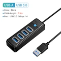 USB A de 50 cm Negro