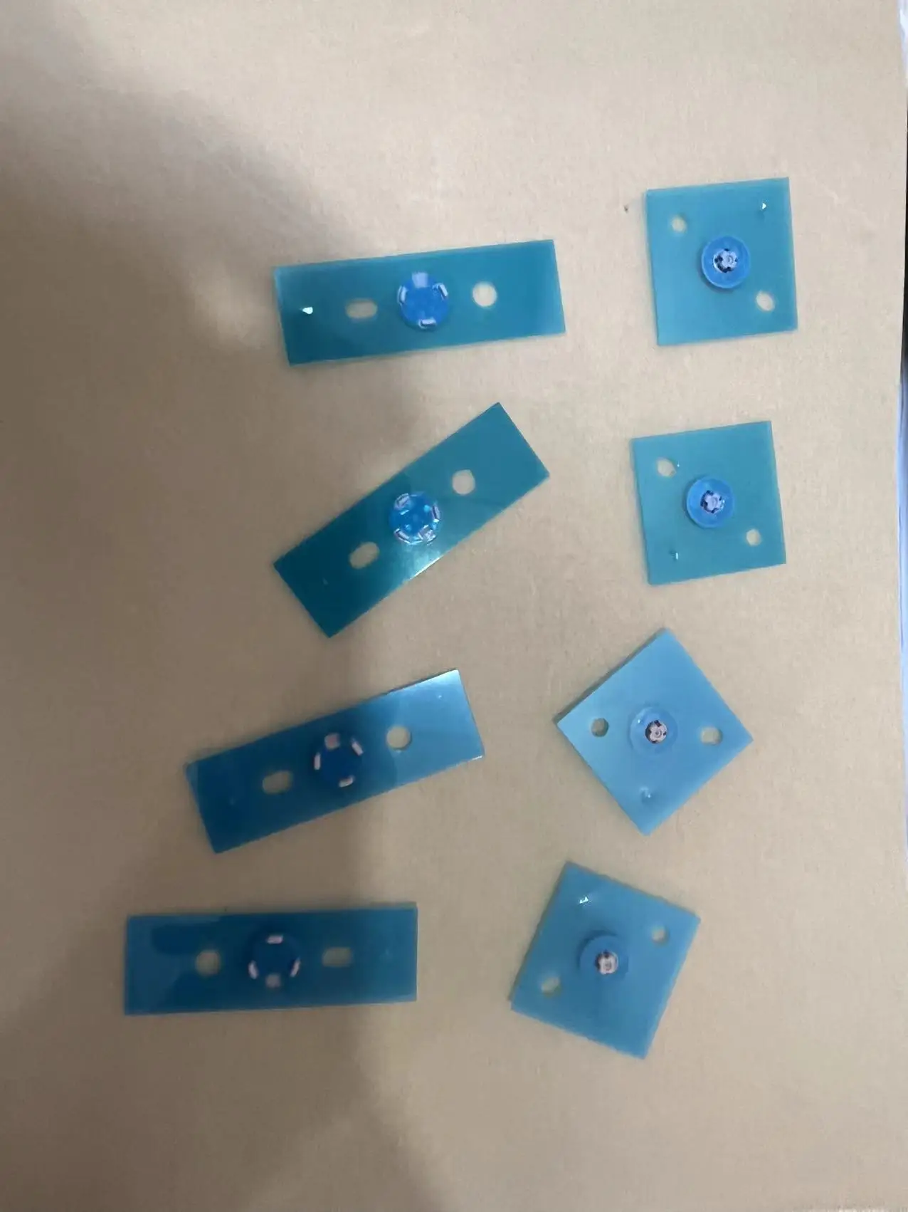 4 Uds nueva almohadilla de pies de goma Original para superficie portátil 3 4 5 almohadilla antideslizante pies cubierta de Base inferior reemplazo azul y oro rosa - imagen 2