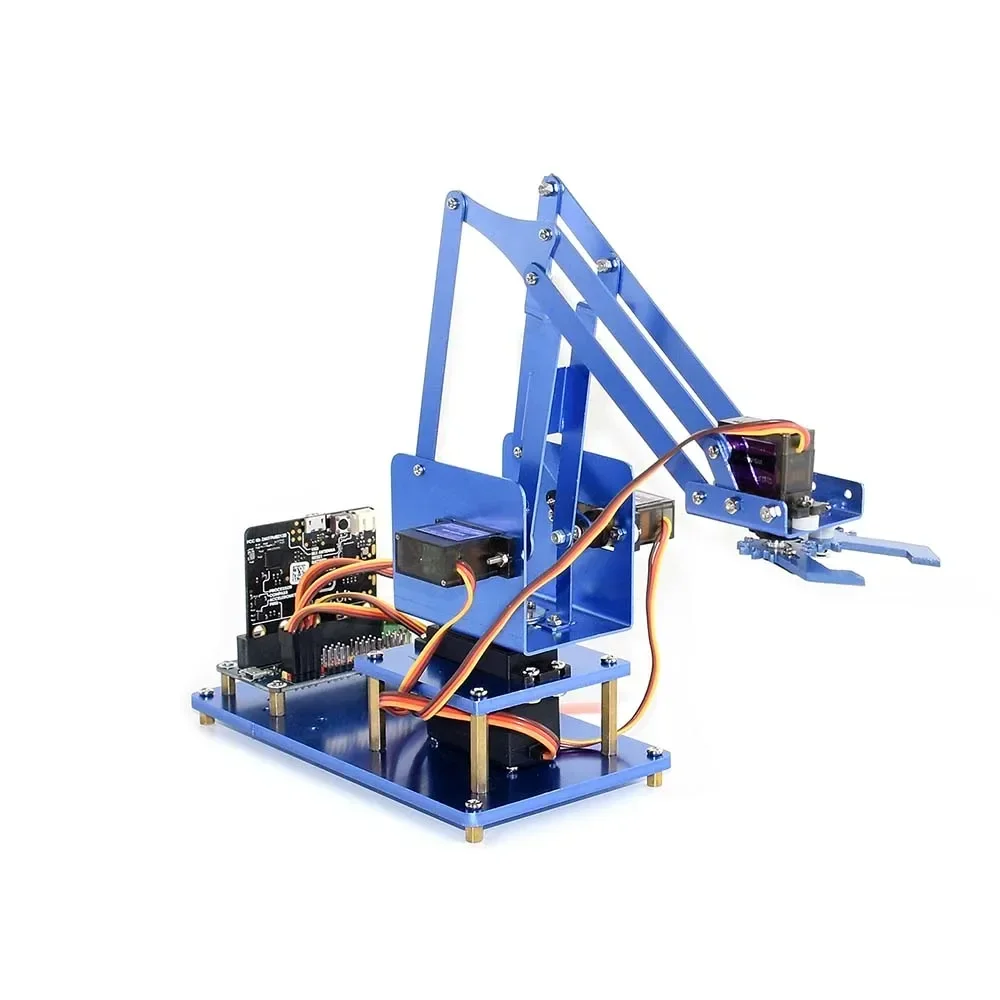 Waveshare 4-DOF Metal Robot A-rm Kit para micro:bit Bluetooth Control remoto nueva llegada - imagen 4