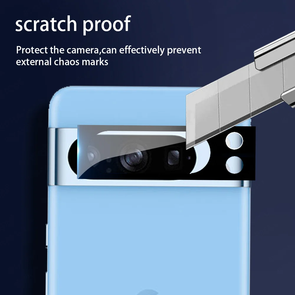 Protector de cámara curvado 3D, cubierta de vidrio templado para Google Pixel 8 Pro 5G, funda protectora de lente Gogle Pixel8 Pixel8Pro 8Pro, 3 piezas - imagen 2