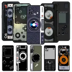 Cámara Retro Radio Cassette teléfono caso OnePlus 10 9 Pro 9T 10R 9R 9RT 8T 8 7 6T 7T Nord 2T CE 2 5G N200 N10 N100 cubierta