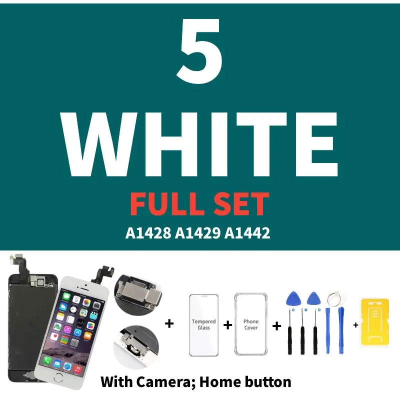 5 White Full Set