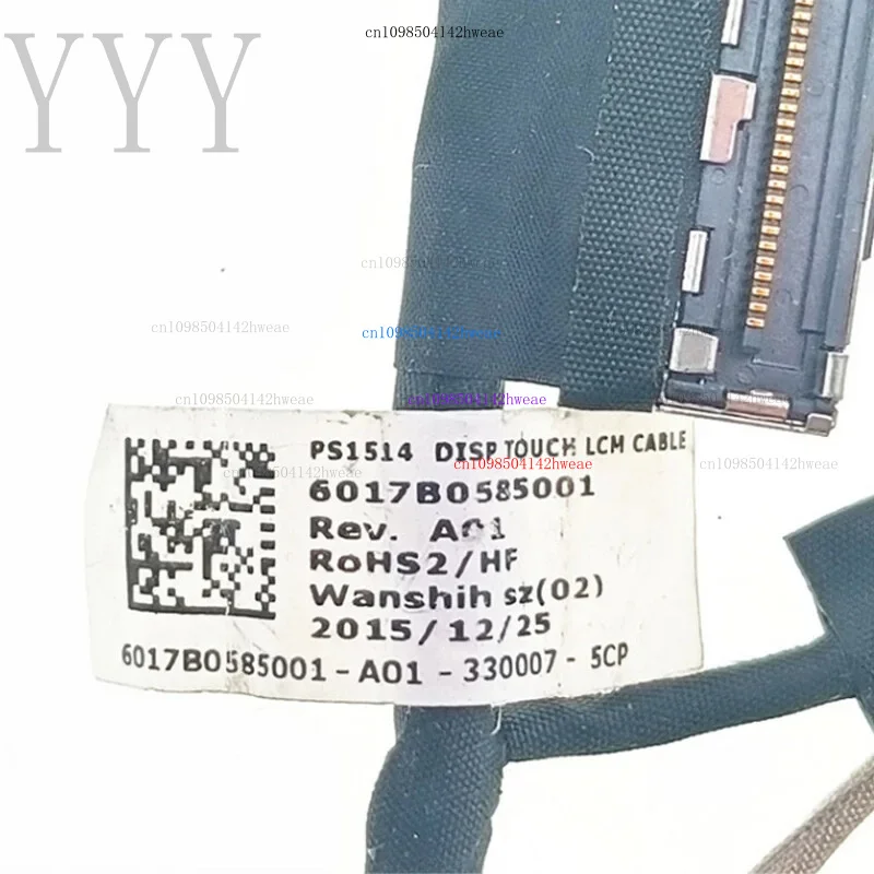 Para HP Elitebook 850 G3 845 G3 840 820 745 740 Cable de pantalla táctil 6017B0585001 - imagen 4