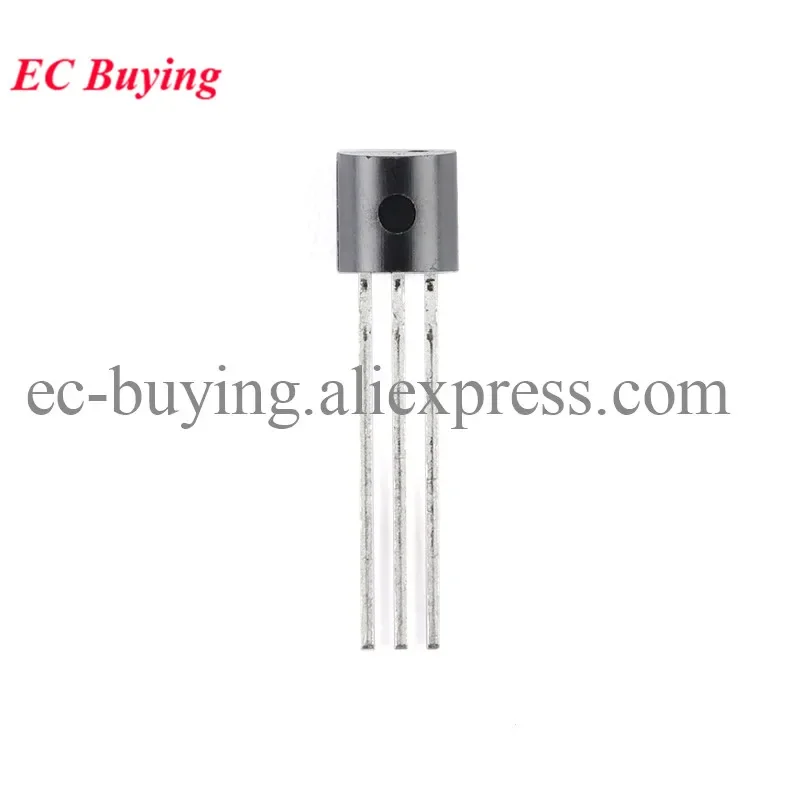 10 uds/1 pieza Sensor Chip electrónico DS18B20 TO-92 18B20 Sensor de temperatura de un solo Bus IC 18b20 TO92 diy electrónico - imagen 3