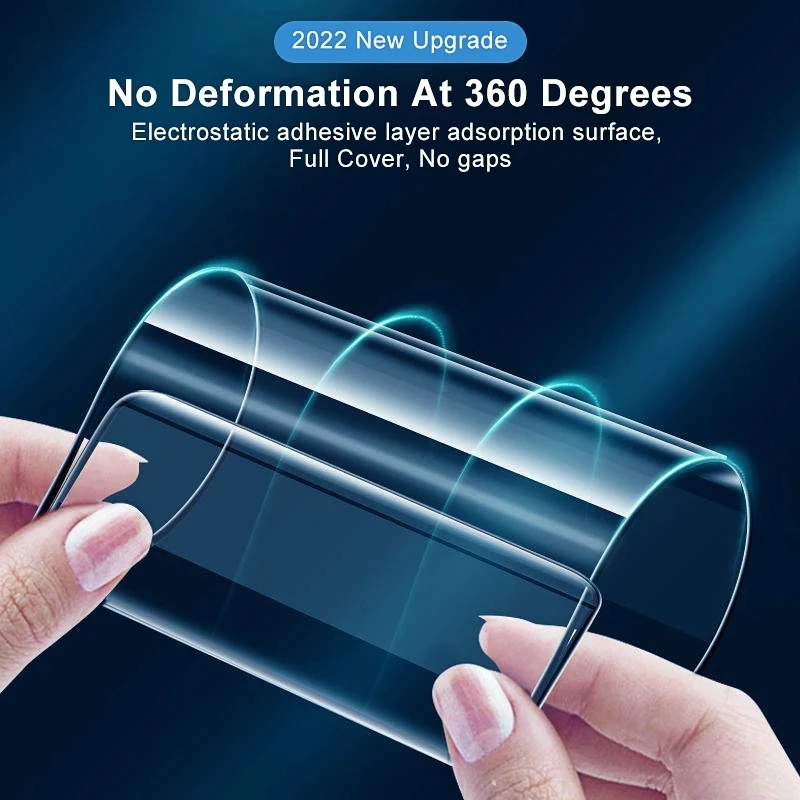 Película templada de cerámica para Samsung Galaxy S20 S21 Fe S22 S23 Ultra S10 Plus, accesorios protectores de pantalla, película suave, no de vidrio, 2 uds. - imagen 3