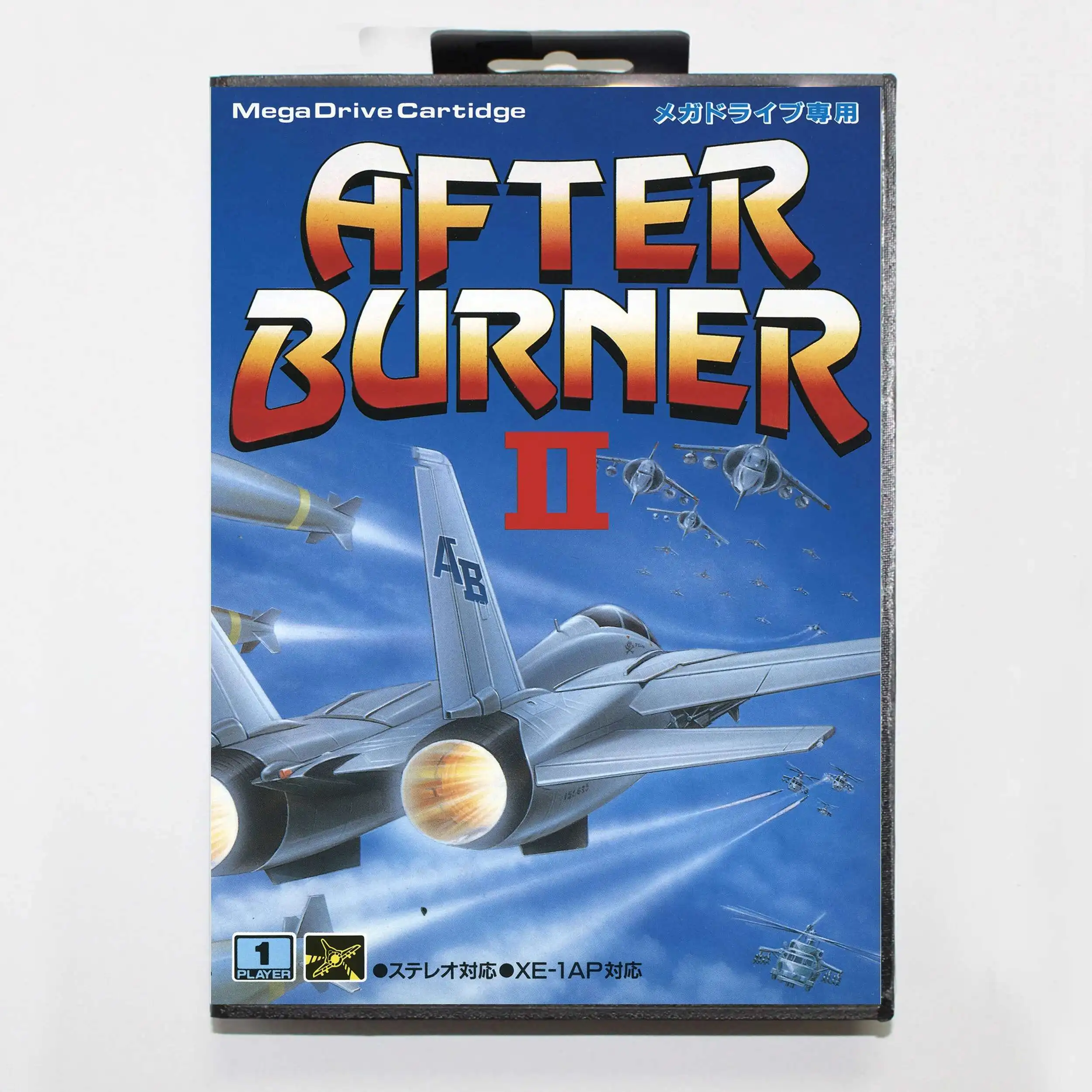 Gran oferta, tarjeta de juego After burner II con caja al por menor, carrito MD de 16 bits para sistema Sega Mega Drive/Genesis