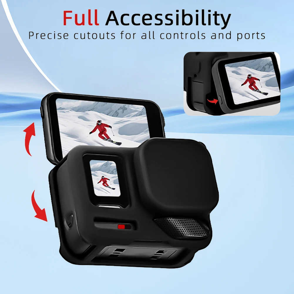 Funda protectora de silicona para Insta360 Ace Pro 2, funda protectora, funda protectora portátil, accesorios para cámara - imagen 2