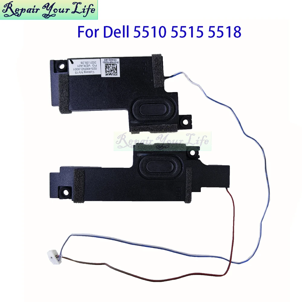 Altavoz fijo para ordenador portátil para Dell Inspiron 15 5510 5515 5515-H8P8F 5518 5518-2X3JR altavoces de sonido CN-0TYRXP 023.400ND.0001