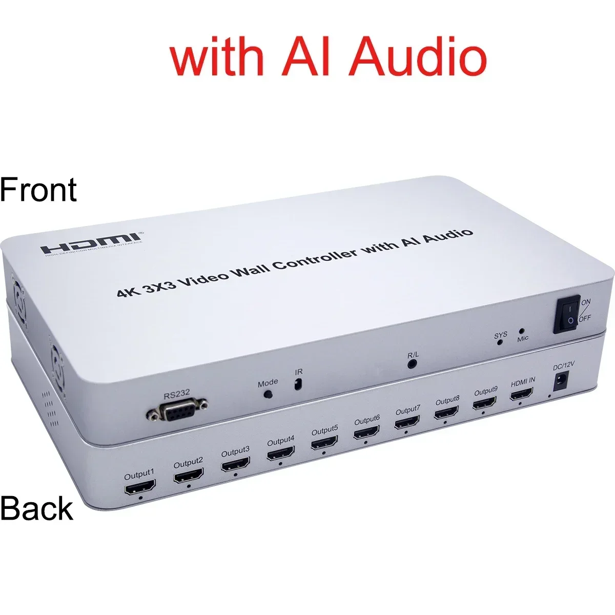 4K 3X3 with AI Audio