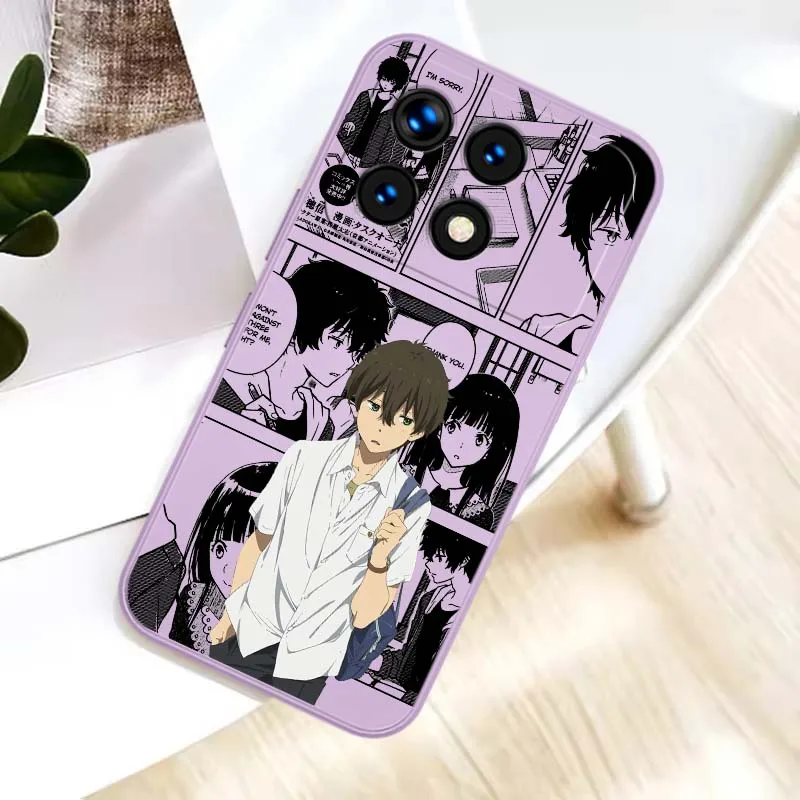 Oreki Houtarou para Xiaomi Poco X7 X6 X5 X4 X3 M7 M6 M5 M5S M4 NFC GT Pro Plus 5G funda de teléfono suave - imagen 4