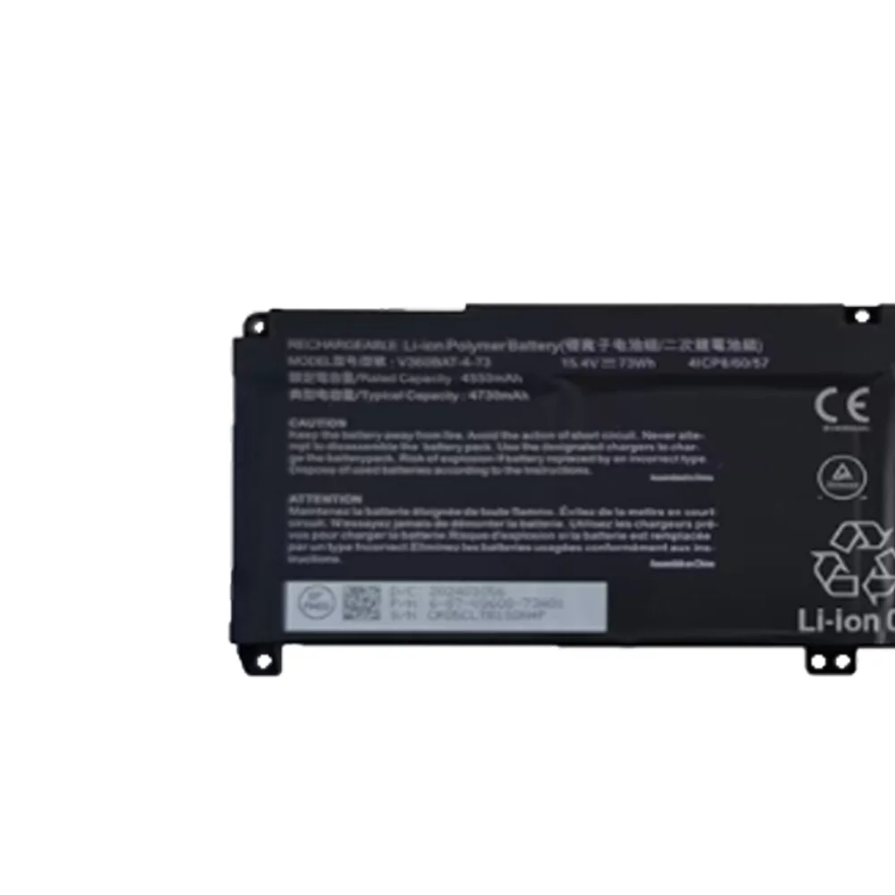 V360BAT-4-73 15,4 V 73Wh 4740mAh reemplazo de batería Original genuina para portátil serie CLEVO 6-87-V360S-73A01 - imagen 4