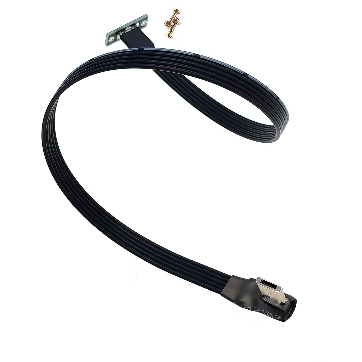 Micro USB hembra a Micro USB macho F/M extensor de extensión fecha carga Cable corto OTG negro 10cm 20CM 50CM 10CM 1m - imagen 4