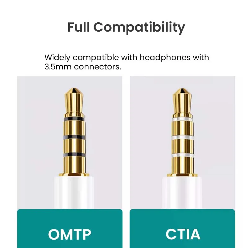 NIERBO-Adaptador de conector de Audio USB A 3,5mm, TRRS A 3,5mm, auriculares, tarjeta de sonido estéreo externa - imagen 4