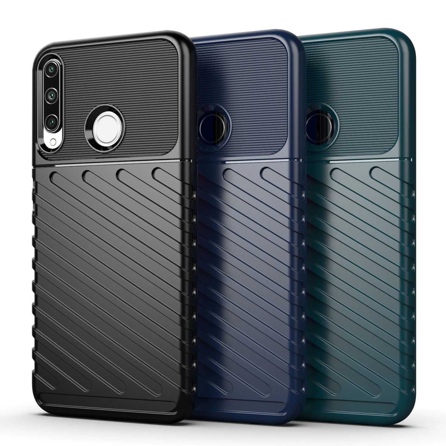 Funda de teléfono de silicona a prueba de golpes para HUAWEI Y6P/Y7P/Honor 9C/P40 Lite E, funda de lujo