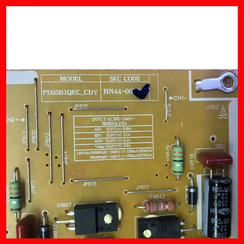 Placa de alimentación profesional BN44-00521G/C PD55B1QEC-CDY para TV UA55ES6900J tarjeta de fuente de alimentación Original - imagen 2