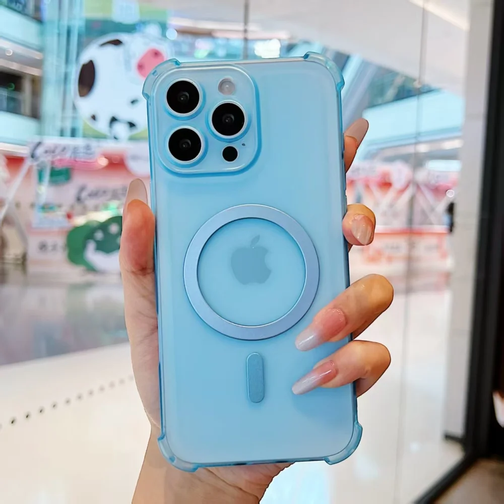 Funda de teléfono magnética a prueba de golpes para Honor 200 Pro 300 100 90 80 70 60 50 SE 90 Lite funda protectora de cámara mate de silicona suave - imagen 3