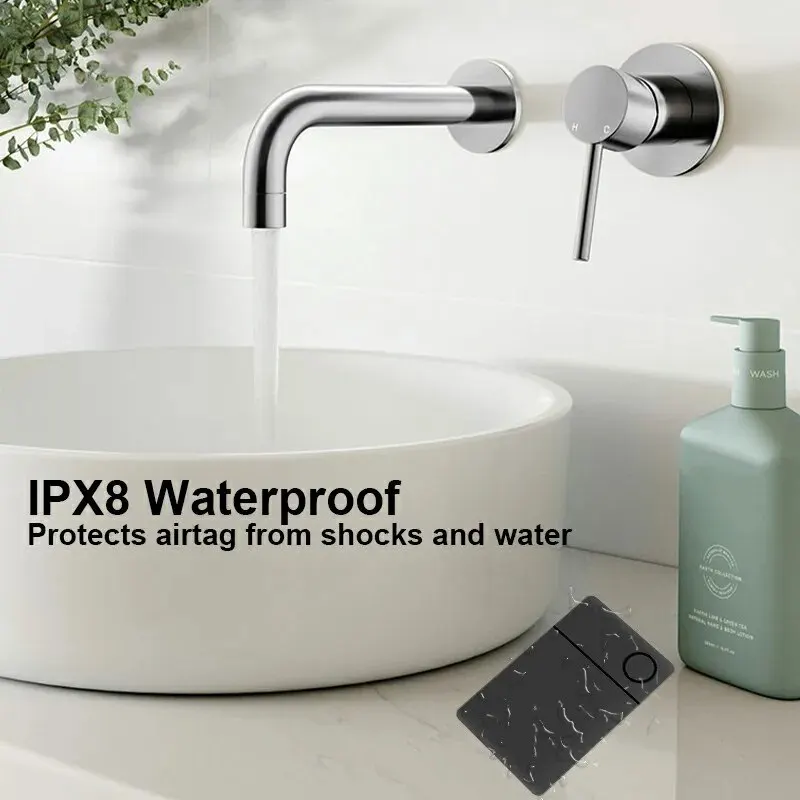 Rastreador de larga distancia estilo tarjeta IPX8, localizador de posicionamiento lejano para Apple Find My Voice Locate Keys Bag, etiqueta inteligente para IOS MFI - imagen 4