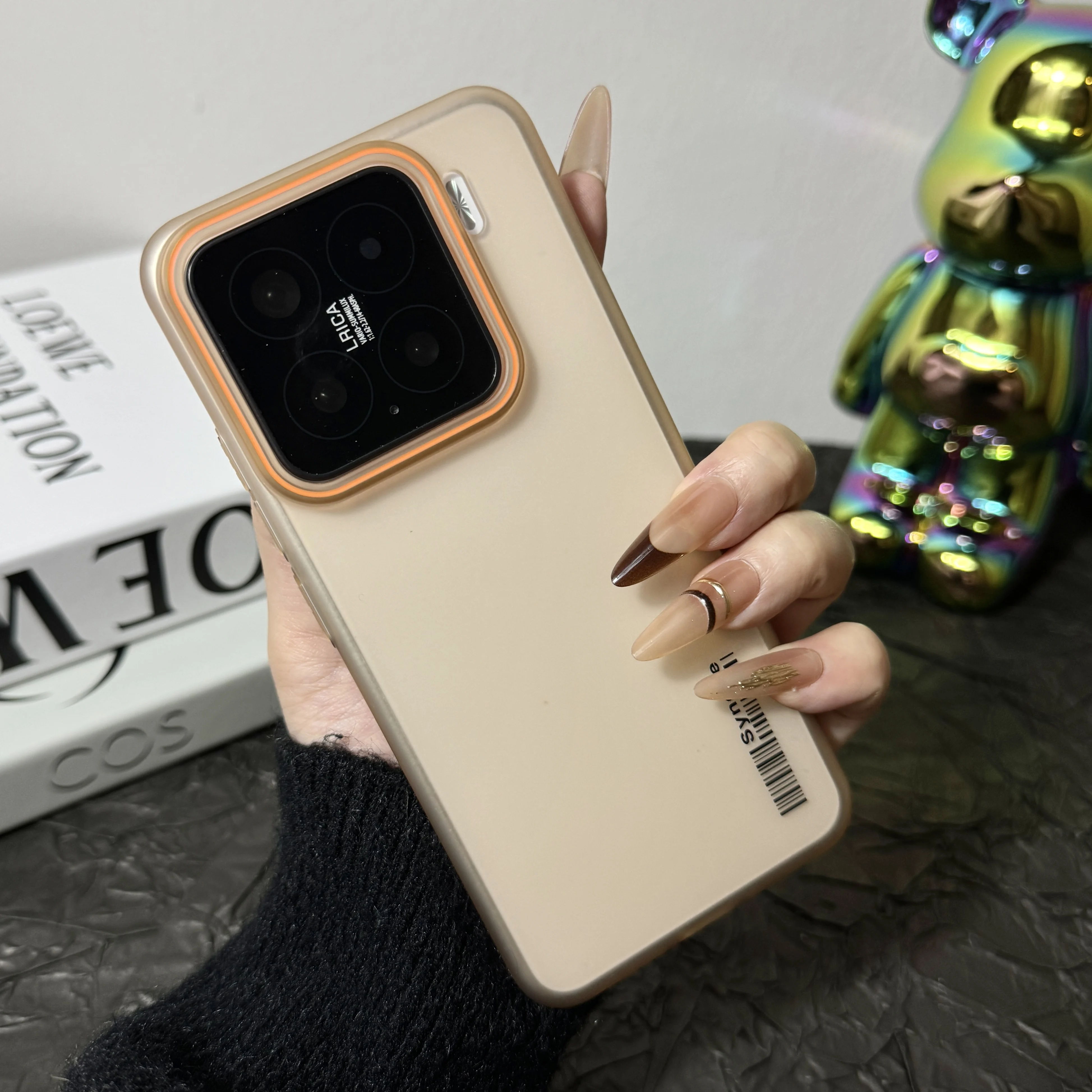 Funda de teléfono translúcida dura delgada mate para Xiaomi 15 14 13 Pro Redmi K80 K70 Turbo 4 sensación Ultra de piel Funda de plástico fina - imagen 4