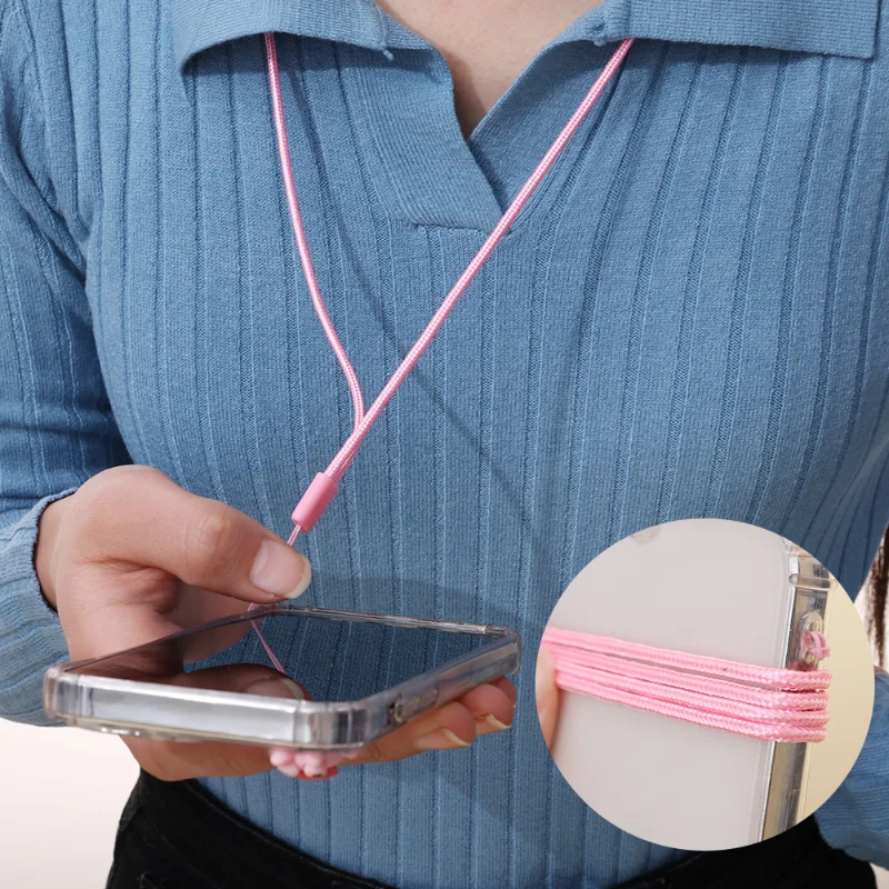 Cordón de nailon multiusos para colgar en el cuello, cuerda larga para teléfonos móviles, consolas de juegos portátiles, tarjetas de paso, cordones - imagen 2