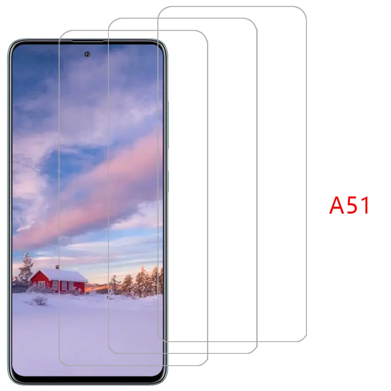 Funda de teléfono para samsung galaxy a51 vidrio templado en samsunga51 galaxya51 a 51 51a 4g 5g a515g contraportada 360 samsumg a51case cas