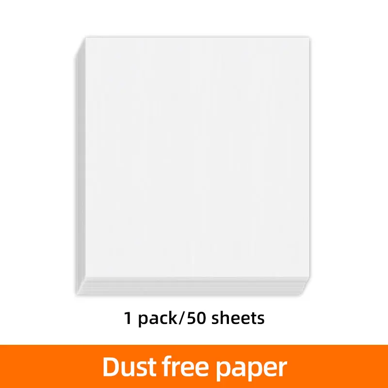Dust-free paper