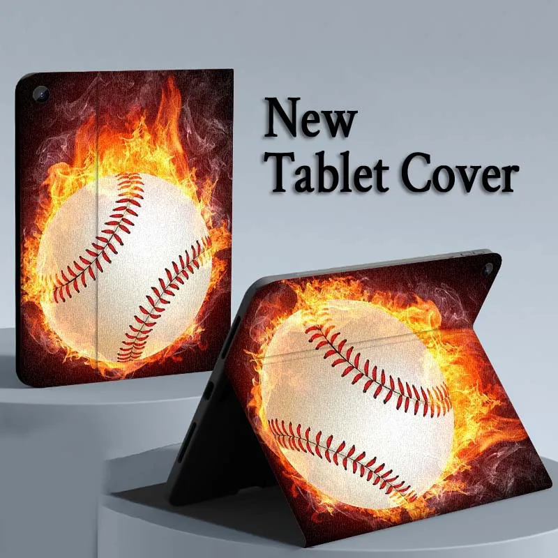 Diseño fresco patrón de béisbol para Samsung Galaxy Tab S11 S10 S9 S8 S7 S6 A10.1 A9 A8 A7 10,1 Lite FE Plus pulgadas funda para tableta